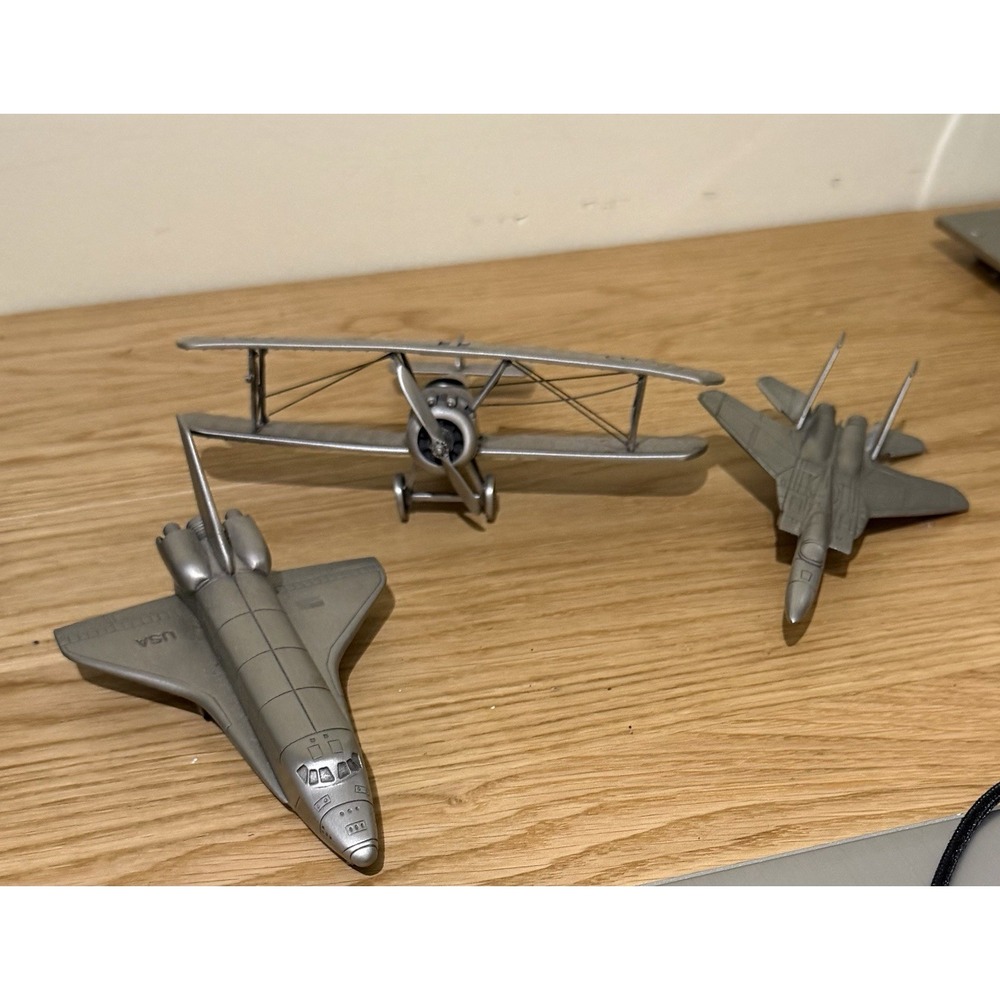 Huge Vtg Lot of 12 Diecast Scale‎ Danbury Mint Planes Perfect For Plane Lovers